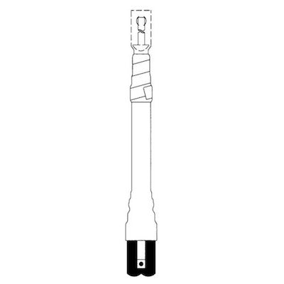 3M 5622k Cold Shrink QT-II Silicone Rubber Indoor Polymer Termination Kit, 10-25mm², NBR 9314, 8.7/15kV, with High-K Stress Relief, for Tape Shield, Wire Shield and UniShield, طقم إنهاء, комплект для завершения, penamatan