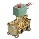 EFHC8316G074 Solenoid Valve, Asco, 3/4"Pipe, 11/16 Orifice, 20.6W, 125 VDC, 3-Way, FNPT, 10-125 psi, BRS, صمام الملف اللولبي, injap, соленоидный клапан