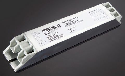 Barel HFX236E1004 Ballast 2x36W. 17236, reator para lampada fluorescente, ثقل, நிலைப்படுத்தும், Chấn lưu