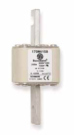 170M6067 High Speed Fuse, Bussmann, NH, IEC 60269-1, 1400ª; 690V, 200KA, Size 3, الصمامات, fusível, предохранители, sekering