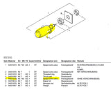 Deutz 04031973 Speed Control Valve, fits engine models SBV628 and others, صمام التحكم, injap kawalan, válvula de controle de velocidade, регулирующий вентиль, obsolete as an assembly, superseded by 04031975