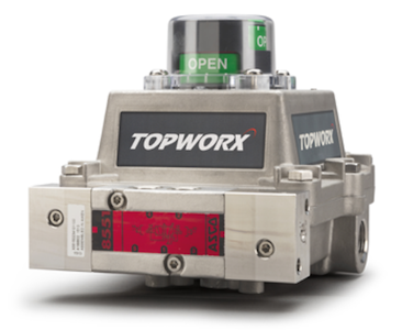 Emerson TopWorx DXS-0H1YM4S0000B Position Transmitter 0-90°, 4-20 mA, 24VDC, IP66, IIB+H2, T6, 316 Stainless Steel Valve Controller, Explosion Proof enclosure, attaches to any automated valve package, موقف الارسال, pemancar kedudukan, датчик положения