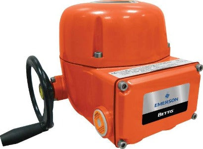 Emerson Bettis SCE 300 Model 125 Valve Actuator, 10nm break, 35nm run, 700:1, 120V, 2.1A, 60Hz, 1725 rpm, KEMA03ATEX2156X, 88FH21, HS code 848110, supersedes the EL-O-Matic Series EL100, EL500, المشغل الميكانيكي, penggerak, ενεργοποιητή, datasheet/catalogo