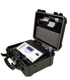 Fann 102130986 Electrical Resistance Stability Tester Model 23E, for use with oil based drilling includes: meter, electrode probe, battery, power cord and 2 calibration standards, self-calibration, accuracy ± 2% of expected reading, output 340 ± 2 Hz, 61 μA, (replaces old model 35712 Model), catalog data sheet