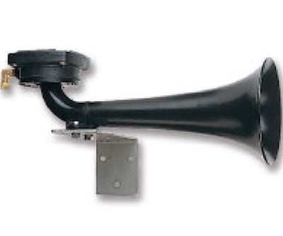 21600101 FHF Pneumatic Horn PH1, 400 Hz, 136/120/106 dB(A), 0.2-.05 MPa, 2-5 bar, 5NI/sec, bracket and air filter, Pipe Ø outside 8 mm / 0.32”, بوق الصوت, звук рога, corneta, tanduk bunyi