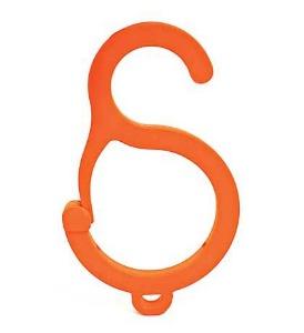 Fingersaver Gancho S (hook), na cor laranja, para utensilio de proteção para os dedos e mãos, contra esmagamento, para uso naval e offshore, código NCM 39269097, produto importado, ficha tecnica catalogo datasheet