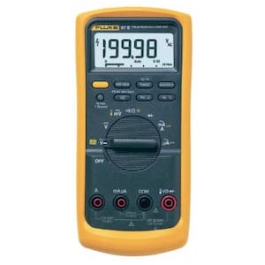 Fluke 87V Handheld Digital Multimeter, Industrial True RMS with NIST Calibration, المقياس المتعدد, multímetro portátil multi-faixas, IP65, IEC 60529, мультиметр