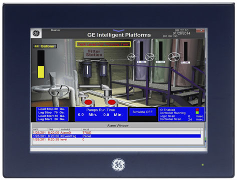 IC755CSW07CDA Quickpanel+ View & Control, 7" Color, GE, HMI, Interface Homem Maquina, جهة تعامل, antara muka, интерфейс
