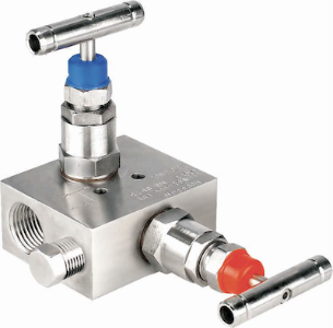 Parker HALS2VHPRH Manifold, 2-Way, 1/2"NPTF, SS, up  to 6000 psi, HS code 848130, متشعب, многообразие