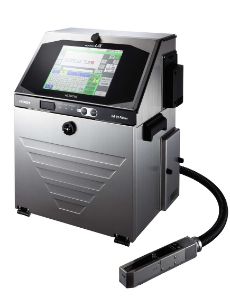 Hitachi UXD160W InkJet Printer, photo sensor, bracket, ink 1067K, 5100A, 6-line printing, IP65, HS code 844391, طابعة نافثة للحبر, pencetak, εκτυπωτής ψεκασμού μελάνης, impressora jato de tinta, catalog data sheet