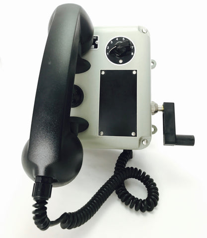 SW-FG8S Sound Powered Telephone, BLKD 8 STA, with Piezo, Hose-Mccann Communications, هاتف, தொலைபேசி