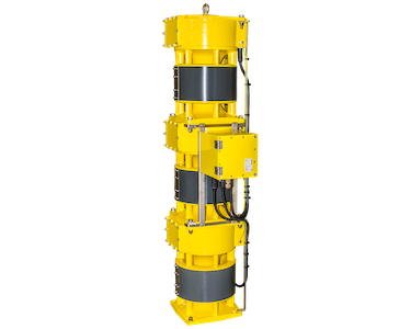Orga FH800EX-3 Explosion Proof Foghorn, 2 nautical miles omnidirectional, 190VAC, 860Hz, dimensions 564x461x1897 mm, weight 175kg, ABNT NBR Inmetro, صفارة ضبابية, туманный горн