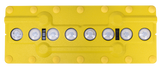 Orga HTP100EX-A Helideck Touchdown/Positioning Light Panel, Yellow, CAP437 LED, dimensions 503 x 290 x 24mm, weight 0.8kg, 020320-Y, ABNT NBR IEC60079, Inmetro NCC 17.0029, لوحة ضوء, luminária para heliponto de uso naval e offshore, световая панель, datasheet