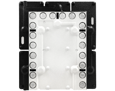 Orga HTP100EX-G Helideck Touchdown/Positioning Light Panel, Green, Explosion Proof, Identification Marking "H", CAP437 LED, dimensions 503 x 290 x 24mm, weight 0.8kg, 020320-G, ABNT NBR IEC60079, Inmetro NCC 17.0029, لوحة ضوء, luminária para heliponto de uso naval e offshore, световая панель, datasheet