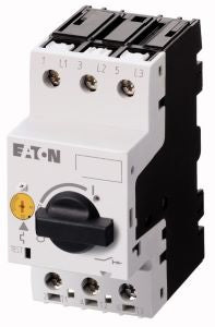 Klockner-Moeller PKZM0-10 Circuit Breaker, fits Deutz engine BV16M640, BV8M540 and other applications, 1113111.37, 6.3 to 10A, 63A, 3 pole, thermal magnetic trip, 600VAC, EN 60898, panel mounted auxiliary contacts, for 33 and 13.8 kV switch gear, قاطع دائرة, 断路器, pemutus litar, disjuntor, выключатель