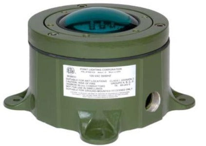 PRL970042CGEXLSM Perimeter Helideck Light CAP437, LED 220V, Class I Zone 2, Division 2, Green, Marine Treatment Finish, Point Lighting, محيط الضوء, cahaya, περιμετρικό φως, 直升机灯, estimated lead time 4-6 weeks