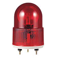 Q-Light S100R-BZ-220-R Revolving Light 220V with Buzzer, color Red, diameter 100mm, special order, دوار, lampu pusingan, luz giratória, вращающийся фонарь, परिक्रामी प्रकाश, catalog brochure datasheet