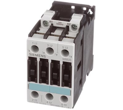 Siemens 3RT1026-1AC20 Contactor, 3-pole, 24V/400V, 11kW, 50/60Hz, تتابع المقاولين, контактор реле, penyampai kenalan