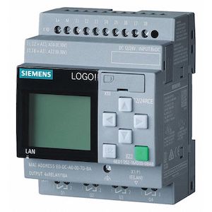 Siemens 6ED10521MD000BA6 Logo! Logic Controller, obsolete superseded by 6ED10521MD080BA0, 12/24V DC/Relay 8 DI (4AI)/4DO, Ethernet, 804766534348, تحكم المنطق, pengawal, логический контроллер