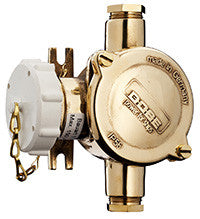 Karl Dose Baffin 115/2/R HNA Socket 250V-DIN, 3121505, IP56, Brass Casing, Plastic Screw Cap, 2P+PE, DIN 89262, 7200349, 3200037, مأخذ كهربائي, tomada fêmea, catalog datasheet