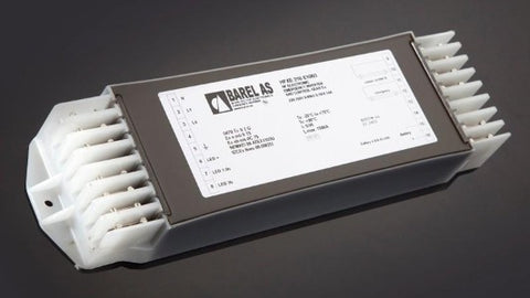 Barel HFXE218 E1003 Electronic Ballast, 220-250VAC, 50/60Hz, 2x18W Lamps, T8, 12618, reator para lampadas fluorescentes, NCM code 850410, الصابورة الإلكترونية, Электронный балласт