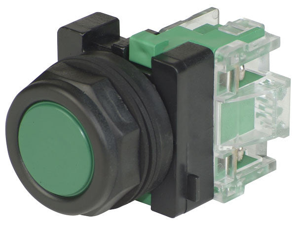 PBO-FCBK-NO Operator Push Button, C3 Controls, non illuminated, with polyester clamp ring, اضغط الزر, tekan butang, புஷ் பொத்தானை அழுத்தவும்