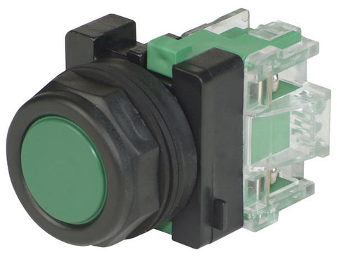 PBO-FCBK-NO Operator Push Button, C3 Controls, non illuminated, with polyester clamp ring, اضغط الزر, tekan butang, புஷ் பொத்தானை அழுத்தவும்