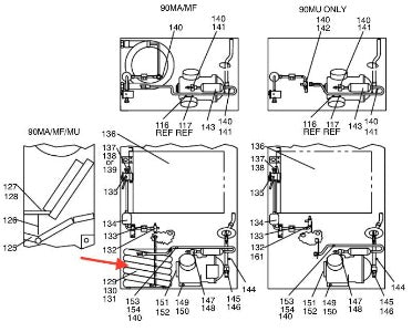 Carrier Carlyle 50BW400034 Condenser Coil Assembly 90/10 CUNI, MA, 50BA404714, 50BA660009, condensador, HS commodity code 8415.90.8085, مكثف, конденсатор