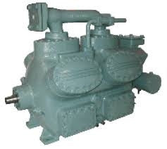 5H120S219 Carrier Compressor, Open Drive, 12 cylinders, 125HP, refrigeration, reciprocating, ضاغط, pemampat, συμπιεστής