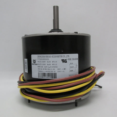 Carrier HB37GQ240 Condenser Fan Motor, Y7S859D502L, محرك المروحة, motore della ventola