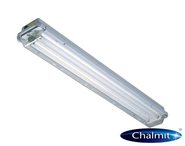 PRGE/236/BI/INMETRO Non-Emergency Light Fighting Fluorescent Luminaire, 2x36W, X500431-P22000, 220/245V, Chalmit, Ex tb Atex, 50/60Hz, IP66/67, ABNT IEC 60079-0, BASEEFA 04ATEX0220 Ex II 2 G D EEx eqm II T4, تجهيز الإضاءة, lekapan lampu, luminaria para lampadas fluorescentes