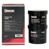 10760 ITW Devcon Gray Titanium Putty, 1 lb, embalagem 450 gramas, massa resina epoxi cinza, معجن, معجن, மக்கு