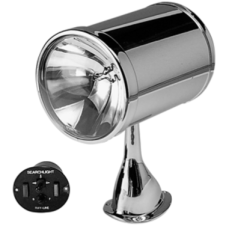 62042-4006 Jabsco Searchlight 8" 24V, 500,000 candleflow, Brass Base, Brass Head, كشاف, pencari, lanterna busca