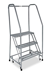 H-840-10 Ladder, Mobile Plataform 300 lbs, OSHA ANSI Compliant, سلم, Tangga, ஏணி