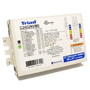 C242UNVME Electronic Ballast Universal Lighting, Triad, replaces old Magnetek BBT2-236, ثقل, έρμα