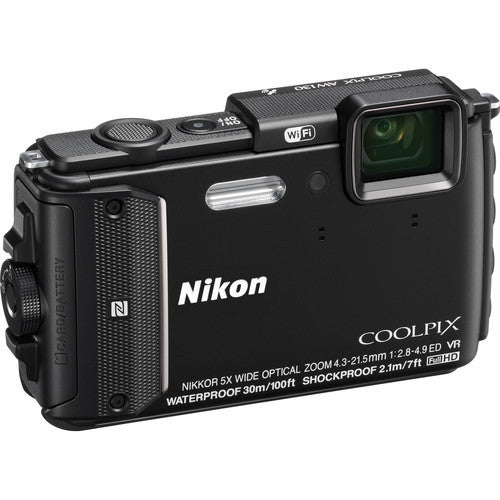 AW130 Nikon Coolpix Waterproof Digital Camera, كاميرا رقمية