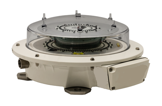 L425EX-700 Explosion Proof LED Helideck Status Light, 30VDC, 5W, Orga 017146, 0026000AA19150002, stainless steel body, red lens, threaded connection, IP66, dimensions 451x420x219 mm, weight 13.5 kg (30 lbs), ضوء المنارة, cahaya suar, φως φάρων, lanterna, luminária