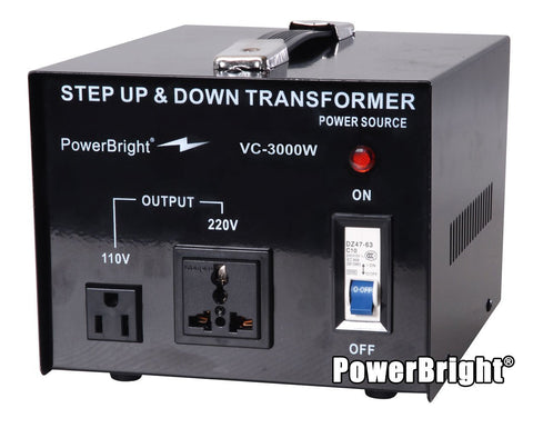 VC3000W Step Up/Down Voltage Transformer, Power Bright, 50/60Hz, NSN 590-01-541-9053, محول الجهد, pengubah voltan, மின்னழுத்தம் மின்மாற்றி