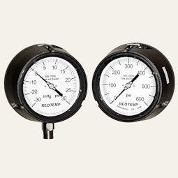 PT45P1A2D19-VH Pressure Gauge, Reotemp, 0-160 PSI, 4-1/2", 1/2 NPT, GG-G-66B, QPL-5678-15, Ametek 150026X, مقياس الضغط, tekanan tolok, μανόμετρο