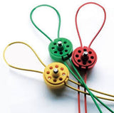 Pro-Lock PR-01XSYX Reusable Cable Lock for valves, 1.5m, yellow, Polypropylene, looped at one end, multi stranded PVC coated galvanized wire, Aluminum ferrule, new number PR-01XSYL, قفل الكابل, блокировка кабеля, kunci kabel