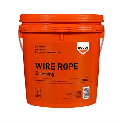 Rocol RD105 Wire Rope Lubricant, Dressing, tin 4kg, 20026, FMC, المزلق, Pelincir, மசகு எண்ணெய்