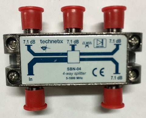 Technetix SBN-04, 4-way splitter, المنشق عن