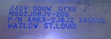 AMEX2J6J2240500 strip heater 240V 500W, Watlow, resistencia aquecimento, سخان, Pemanas, нагреватель