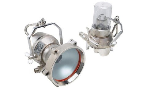 Wolf A-TL45A/B Safety Atex Turbolite Lamp, 250W, 24V DC, luminária pneumática, IEC-60598-2-4, NBR IEC 60061-1, IEC 60079-0; Group IIA, Ex s for Zone 1, Temperature Class T4, مصباح, விளக்கு, осветительные приборы, catalogo datasheet